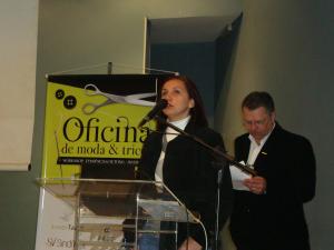 Presidente do Sindivest, Luciana Bechara esteve no evento, produzido pelo sindicato em parceria com o Sinditxtil