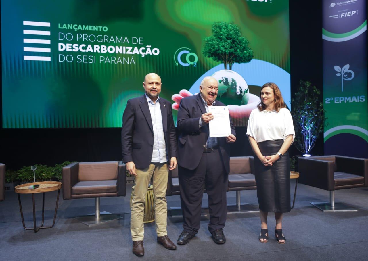 Sistema Fiep firma convênios para potencializar Programa de Descarbonização Sesi