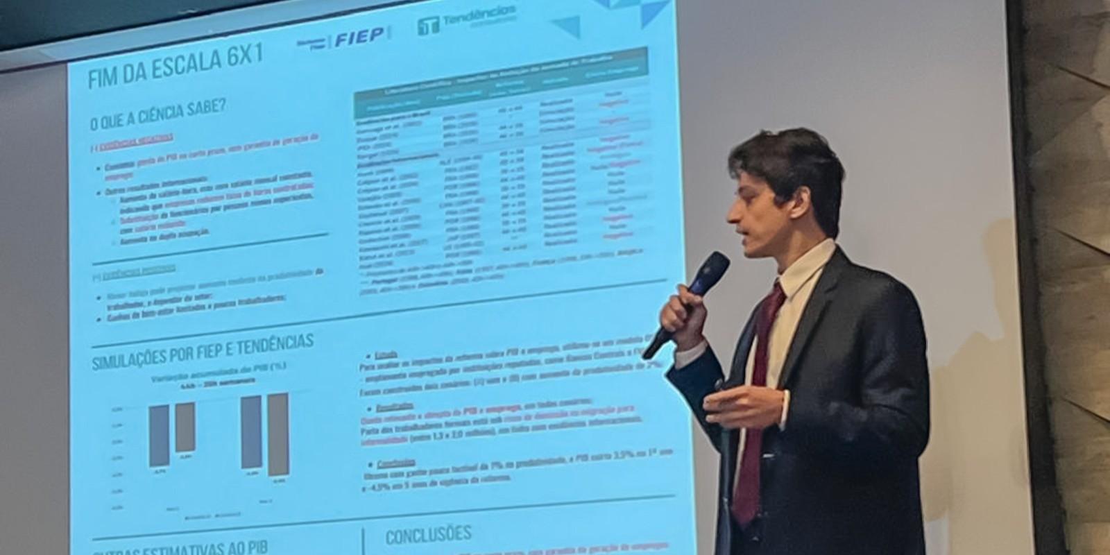 Estudo inédito da Fiep mostra que redução de jornada gera riscos para 1,5 milhão de trabalhadores no país em curto prazo