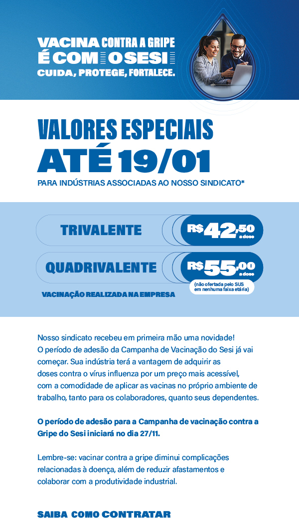 Vacina Contra a Gripe � com o Sesi