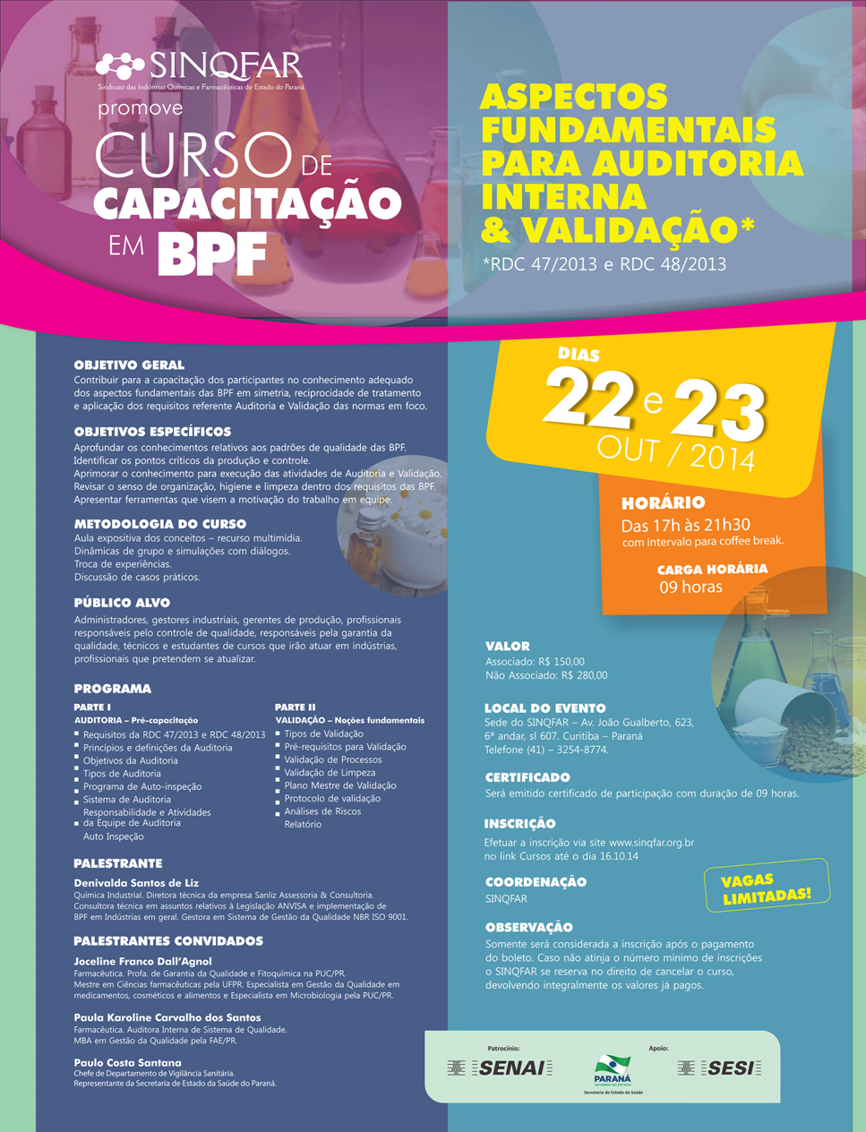 Boas Práticas de Fabricação - SINQFAR