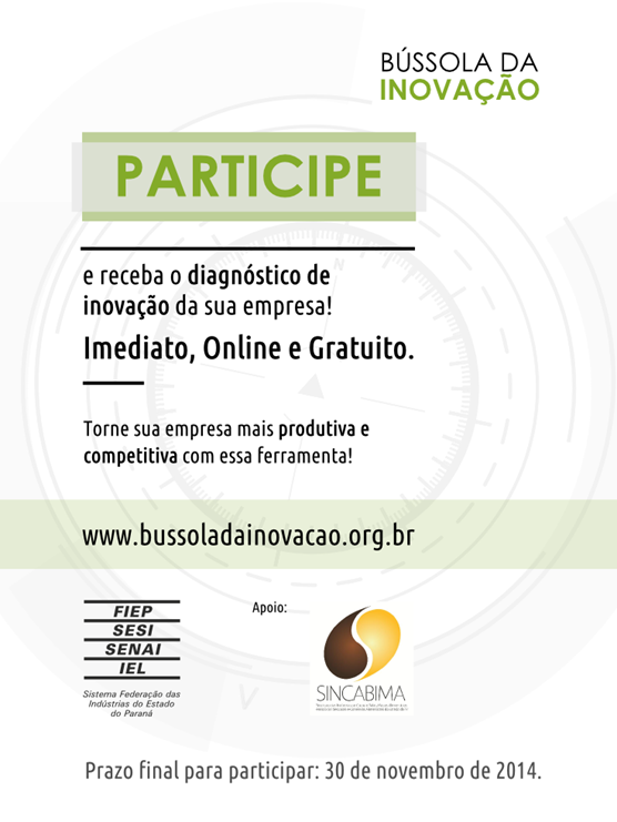 Bússula da Inovação para as Indústrias. PARTICIPEM!