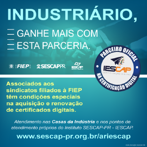 Parceria Sindmadeira & Sescap - Certificado Digital